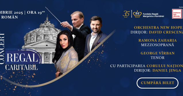Concert Regal Caritabil 2025, o seară de gală la Ateneul Român