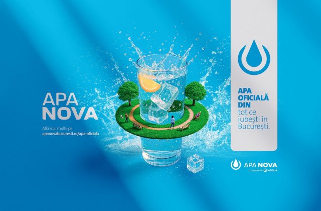 Apa Nova lansează campania &bdquo;Apa oficială din tot ce iubești &icirc;n București&rdquo;
