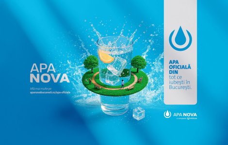 Apa Nova lansează campania „Apa oficială din tot ce iubești în București”