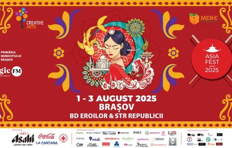 Pentru prima oară, ASIA FEST are loc în “Orașul de sub Tâmpa”. Între 1 și 3 august, cultura și gastronomia Asiei cuceresc Brașovul