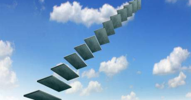 Ai mai vazut asa ceva? Scara care duce spre cer