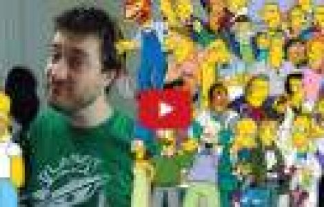 VIDEO: Barbatul care poate imita 33 personaje diferite din The Simpsons
