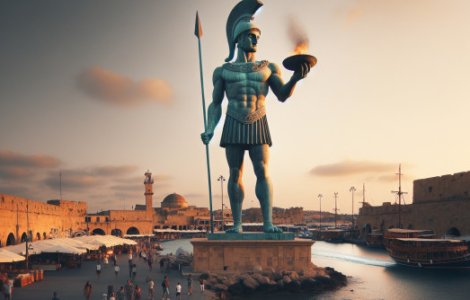 Colosul din Rodos - o minune a lumii antice