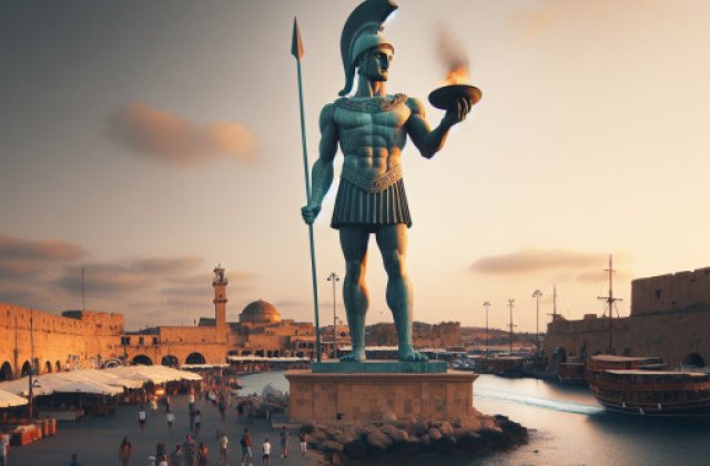 Colosul din Rodos - o minune a lumii antice