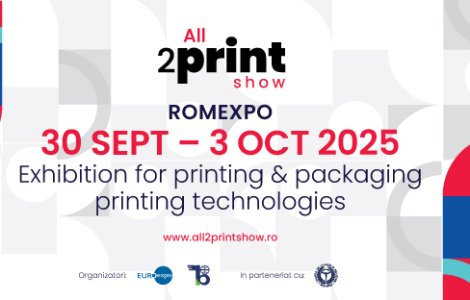 Cel mai mare târg de tipar din România împlinește 30 de ani și transformă pavilionul B1 de la Romexpo în HUB-ul inovației în print