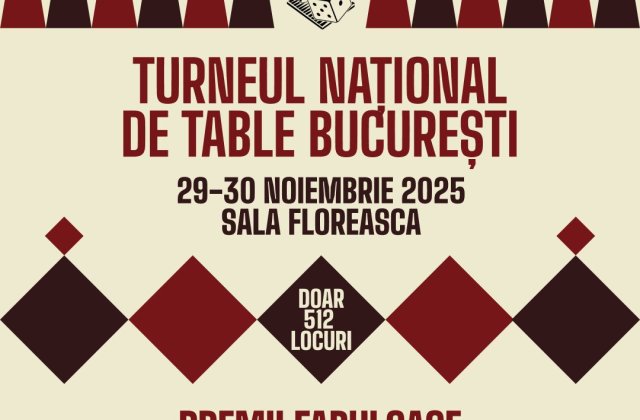 Turneul Național de Table București 2025: Mize Mari și Atmosferă de Neuitat!