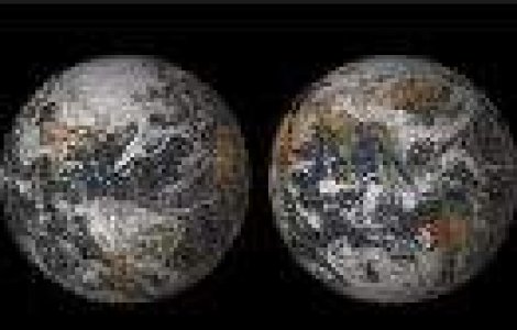 Aceasta nu este o imagine obisnuita a Pamantului. Poti vedea diferenta?