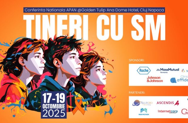 150 de tineri cu scleroză multiplă se reunesc la Cluj-Napoca, la cea mai mare conferință dedicată lor