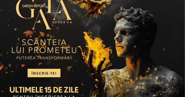 Înscrierile pentru Gala Green Report 2025 se prelungesc până pe 31 octombrie