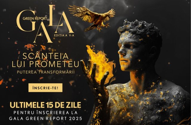 &Icirc;nscrierile pentru Gala Green Report 2025 se prelungesc p&acirc;nă pe 31 octombrie