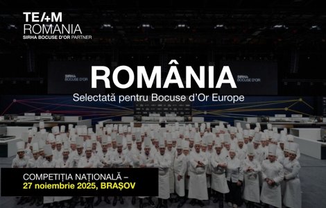 România urcă pe scena mondială a gastronomiei: echipa națională a fost selectată să participe la Bocuse d’Or Europe 2026