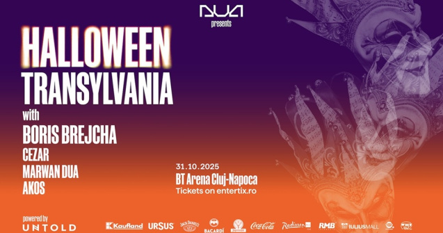 Cea mai tare petrecere de Halloween din Transilvania cu Boris Brejcha