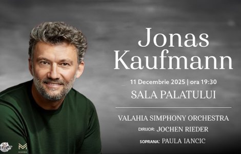 Tenorul Jonas Kaufmann, una dintre cele mai importante voci ale operei contemporane, concertează pentru prima dată în România