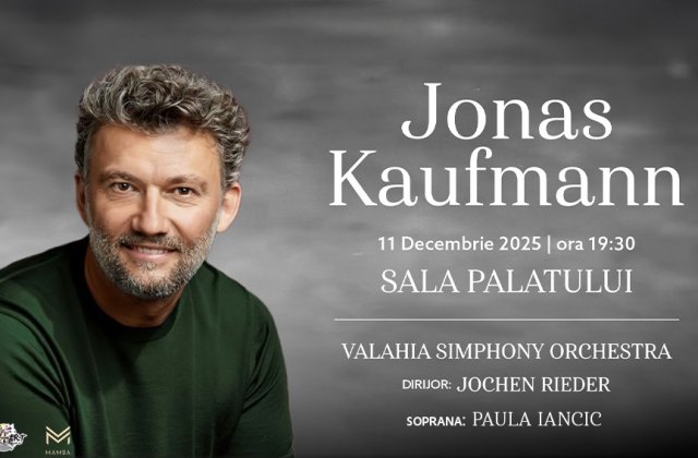 Tenorul Jonas Kaufmann, una dintre cele mai importante voci ale operei contemporane, concertează pentru prima dată &icirc;n Rom&acirc;nia