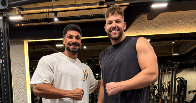 Caius Covrig, gazdă pentru Andrei Deiu – „urmașul lui Arnold Schwarzenegger”