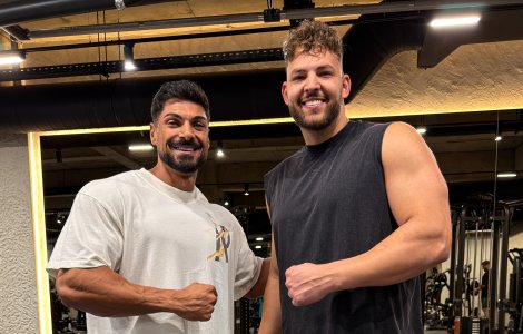 Caius Covrig, gazdă pentru Andrei Deiu – „urmașul lui Arnold Schwarzenegger”