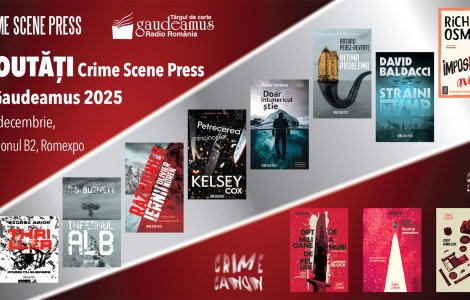Crime Scene Press vine la Târgul de Carte Gaudeamus 2025 cu noi titluri incitante, reduceri speciale și lansări-eveniment