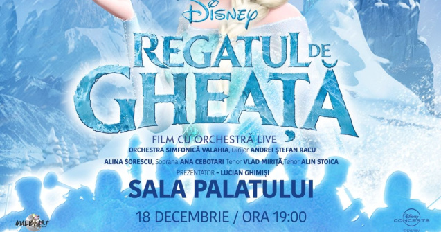 Crăciunul prinde viață la Sala Palatului cu: „FROZEN – Regatul de Gheață”