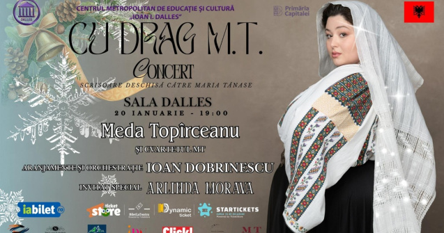 Meda Topîrceanu aduce un omagiu Mariei Tănase, concert-eveniment la Sala Dalles