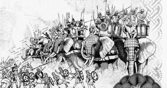 Trecerea Alpilor de către Hannibal cu 37 de elefanți