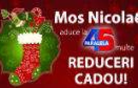 Mos Nicolae vine cu reduceri cadou din partea Paralela 45