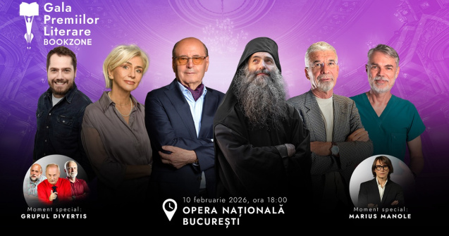 Invitații serii la Gala Premiilor Literare Bookzone