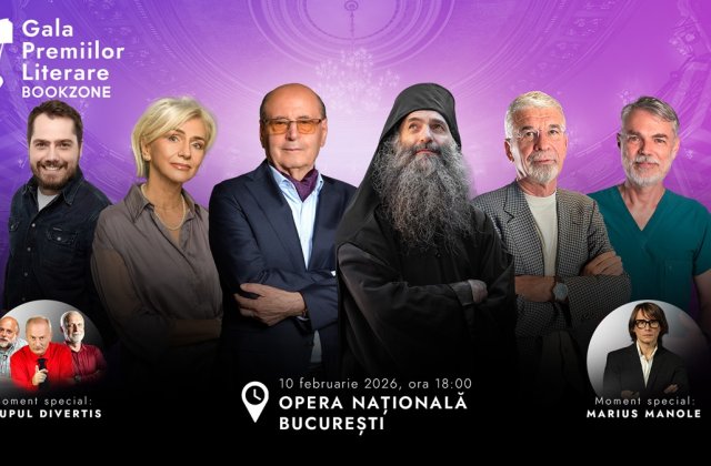 Dr. Mihai Craiu, Prof. Constantin Dulcan și Marius Manole,&nbsp;printre invitații serii, la Gala Premiilor Literare Bookzone