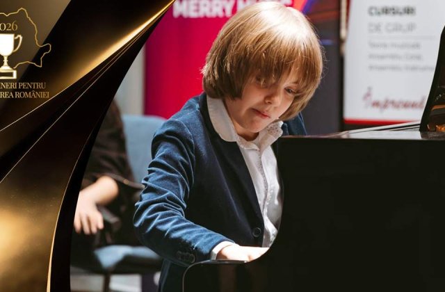 Cine e David Dumitrescu, pianistul de doar 12 ani care l-a amuțit cu talentul său pe Florin Piersic