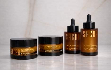 Biotehnologia întâlnește natura. Sacra Cosmetics, brandul cu...