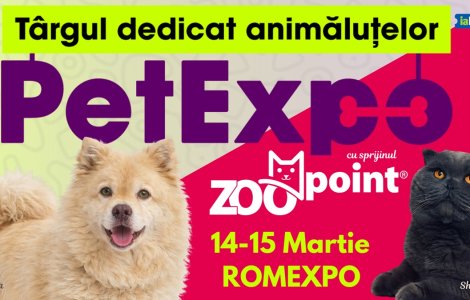 Universul dedicat animalelor de companie doar pe 14-15 martie la...