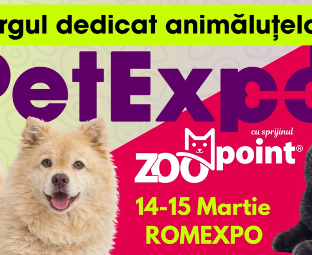 Universul dedicat animalelor de companie doar pe 14-15 martie la PetExpo România