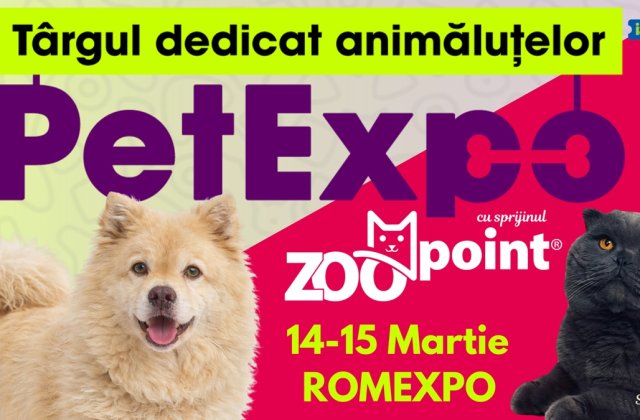 Noutățile din universul dedicat animalelor de companie doar pe 14-15 martie la PetExpo Rom&acirc;nia 2026