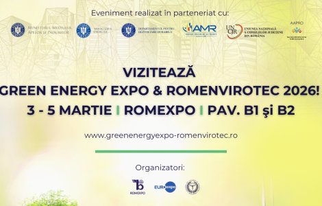 Începe GREEN ENERGY EXPO &amp; ROMENVIROTEC 2026 3–5 martie, Romexpo