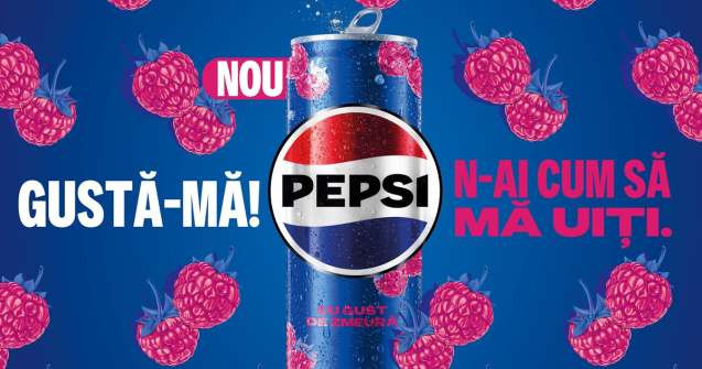 Pepsi® cu gust de zmeură ajunge în România: o nouă variantă îndrăzneață
