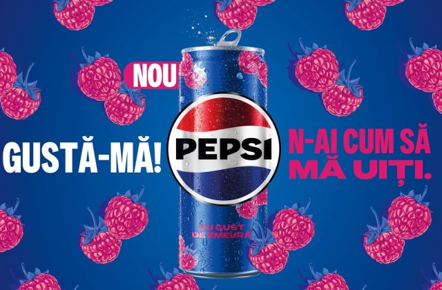 Pepsi&reg; cu gust de zmeură ajunge &icirc;n Rom&acirc;nia: o nouă variantă &icirc;ndrăzneață a unui clasic favorit