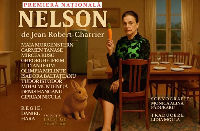 &bdquo;Nelson&rdquo; și &bdquo;Ziua mea norocoasă&rdquo;, la final de martie pe scenele din București, Iași, Bacău, Ploiești și T&acirc;rgoviște