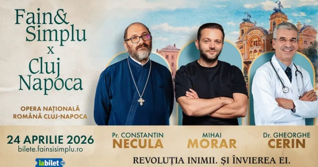 „REVOLUȚIA INIMII. ȘI ÎNVIEREA EI.” — Prima conferință Fain &amp; Simplu din 2026