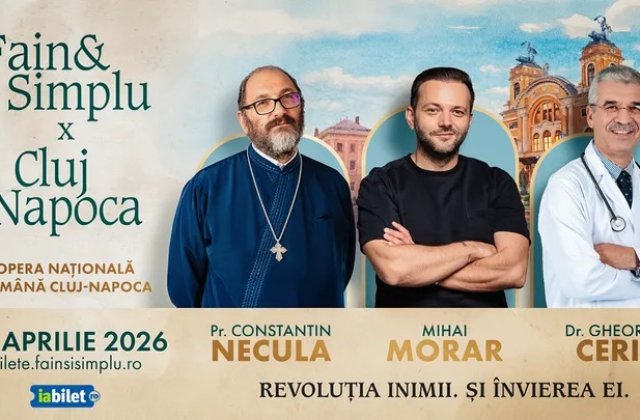 &bdquo;REVOLUȚIA INIMII. ȘI &Icirc;NVIEREA EI.&rdquo; &mdash; Prima conferință Fain & Simplu din 2026 are loc la Cluj, pe 24 aprilie