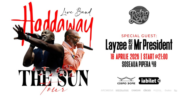 Haddaway și Layzee ex. Mr. President, pe aceeași scenă, în București
