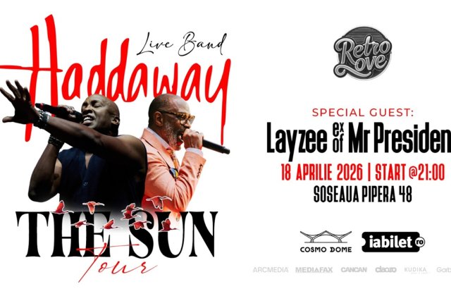 Haddaway și Layzee ex. Mr. President, pe aceeași scenă, &icirc;n București