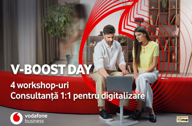Vodafone Business și Stup dedică antreprenorilor o zi pentru transformare digitală: V-Boost Day
