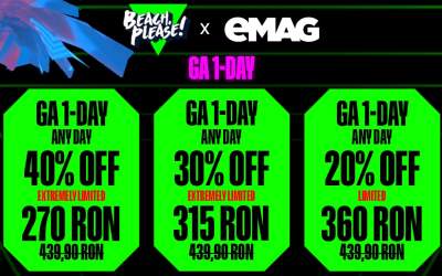 Bilete Beach, Please! cu până...