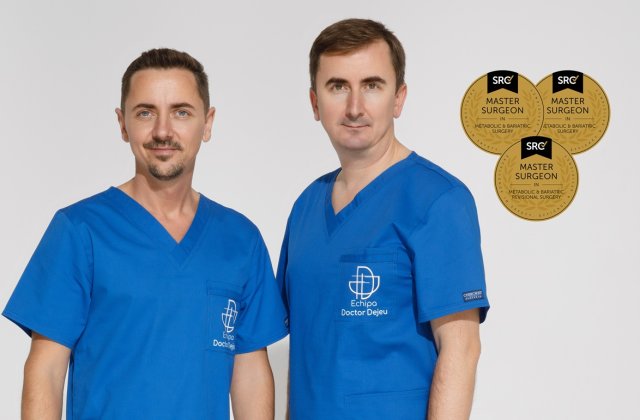 Echipa Doctor Dejeu &icirc;și reconfirmă standardele internaționale: dr. Viorel Dejeu și dr. Dănuț Dejeu, chirurgi acreditați la nivel global &icirc;n chirurgia bariatrică și metabolică