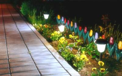 Lămpile solare pentru alei și...