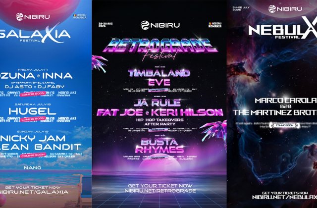 NIBIRU: 90 de artiști și festivaluri noi, &icirc;n cel mai mare anunț de p&acirc;nă acum, dezvăluit &icirc;ntr-un live-maraton de 5 ore