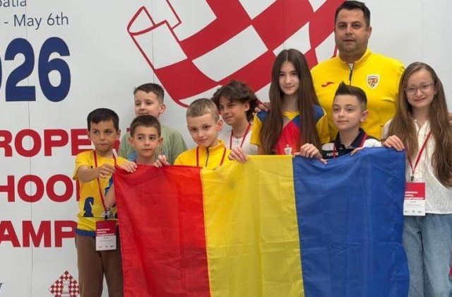 AUR PENTRU ROM&Acirc;NIA! Trei copii au obținut medalii pentru țara noastră la Campionatul European Școlar de Șah 2026