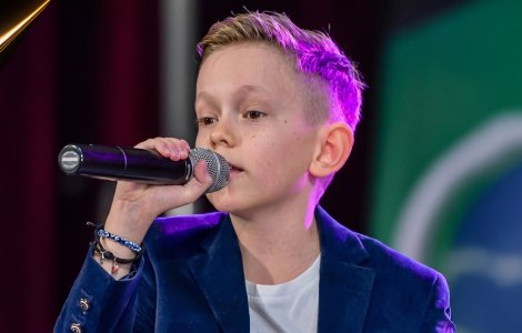 Cine este David Crăciun, micuțul talentat de doar 11 ani, cel mai tânăr solist din Hollywood in Songs