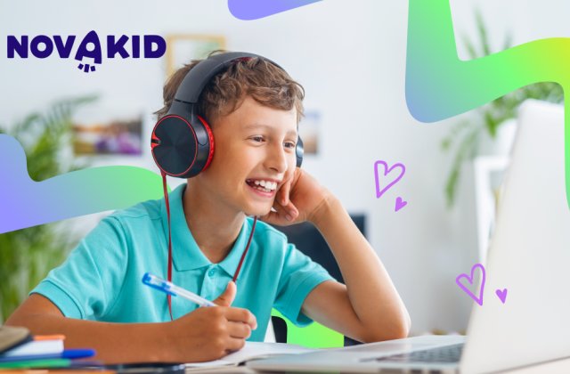 Cum &icirc;nvață copiii eficient online? Novakid explică rolul profesorilor reali și al interactivității