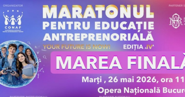 Maratonul pentru Educație Antreprenorială ajunge la Opera Națională București