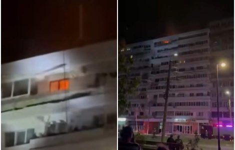 O femeie și un adolescent sunt cei doi răniți după ce o dronă rusească a lovit un bloc din Galați